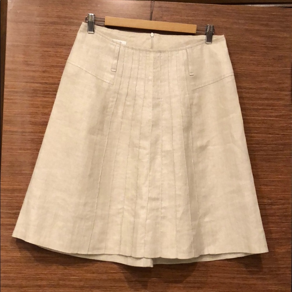 Brunello Cucinelli/Gunex 100% linen skirt